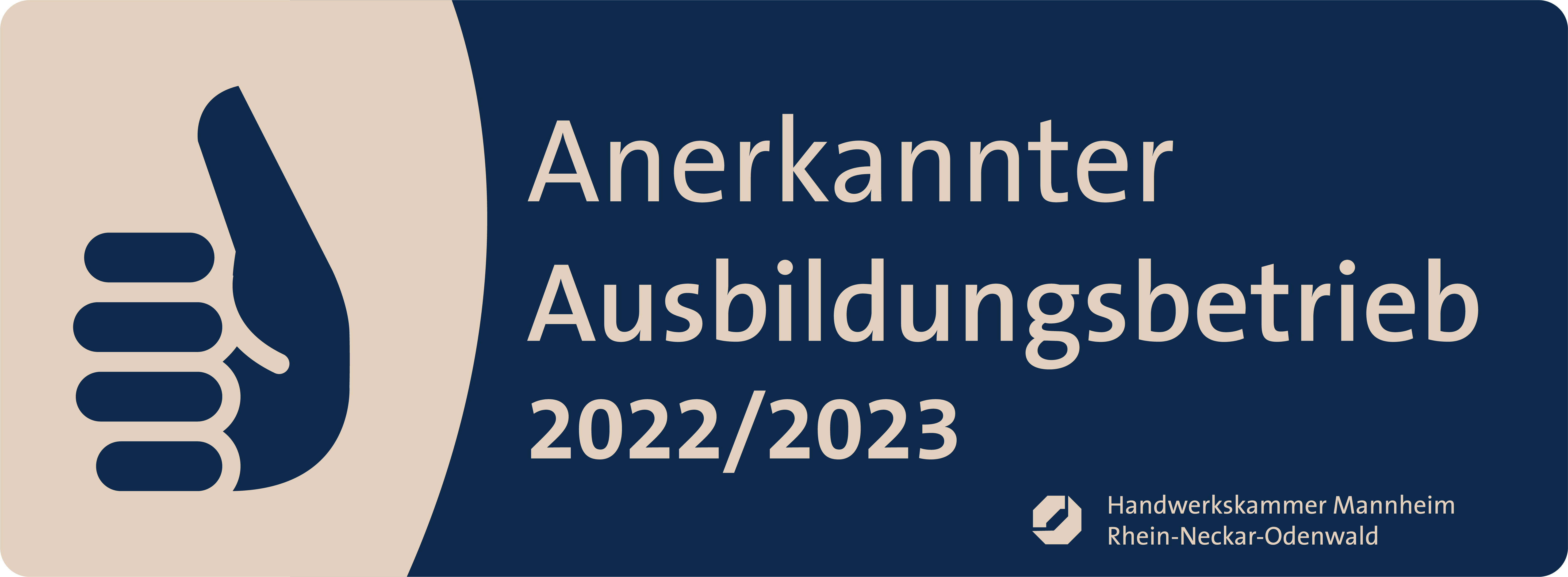 Certified training company 2022/2023